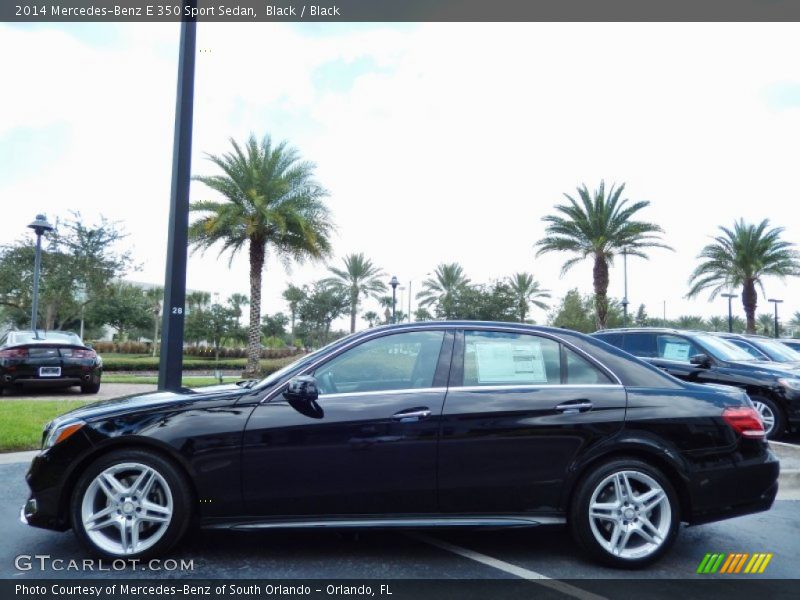 Black / Black 2014 Mercedes-Benz E 350 Sport Sedan