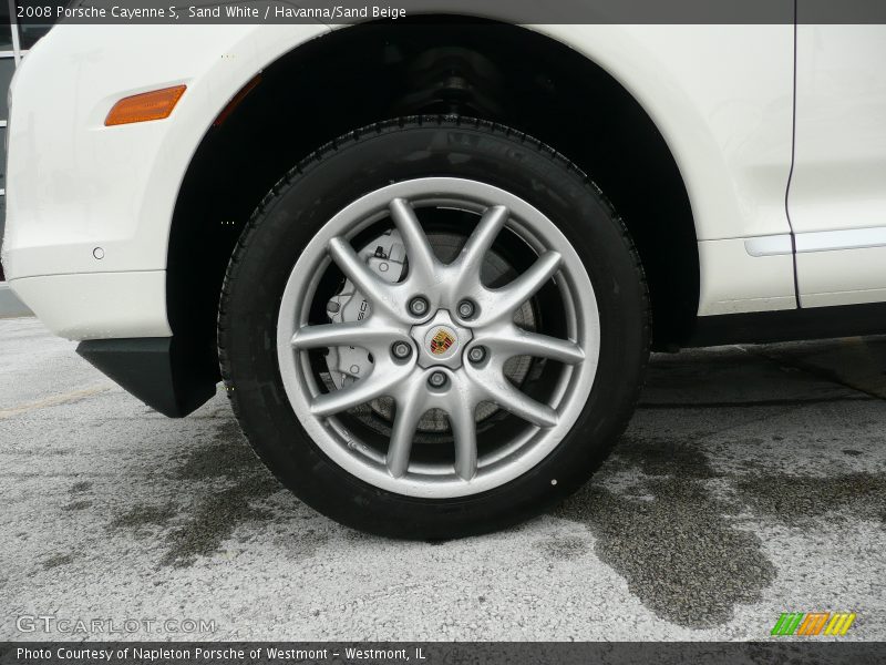 Sand White / Havanna/Sand Beige 2008 Porsche Cayenne S