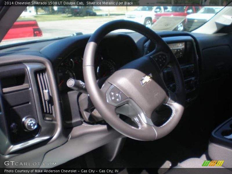 Silver Ice Metallic / Jet Black 2014 Chevrolet Silverado 1500 LT Double Cab