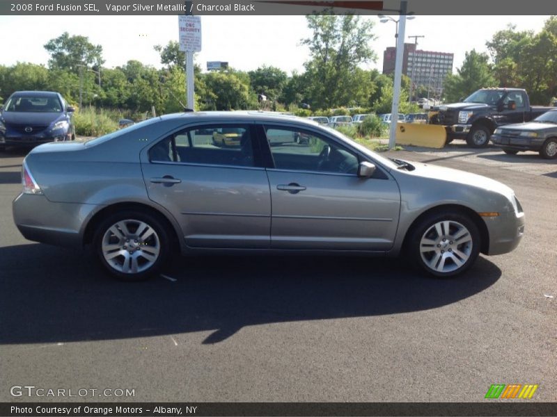 Vapor Silver Metallic / Charcoal Black 2008 Ford Fusion SEL