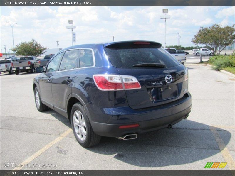 Stormy Blue Mica / Black 2011 Mazda CX-9 Sport