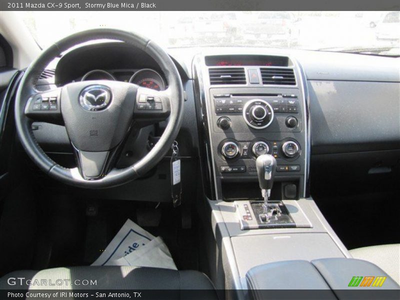 Stormy Blue Mica / Black 2011 Mazda CX-9 Sport