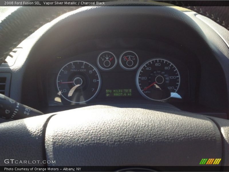 Vapor Silver Metallic / Charcoal Black 2008 Ford Fusion SEL