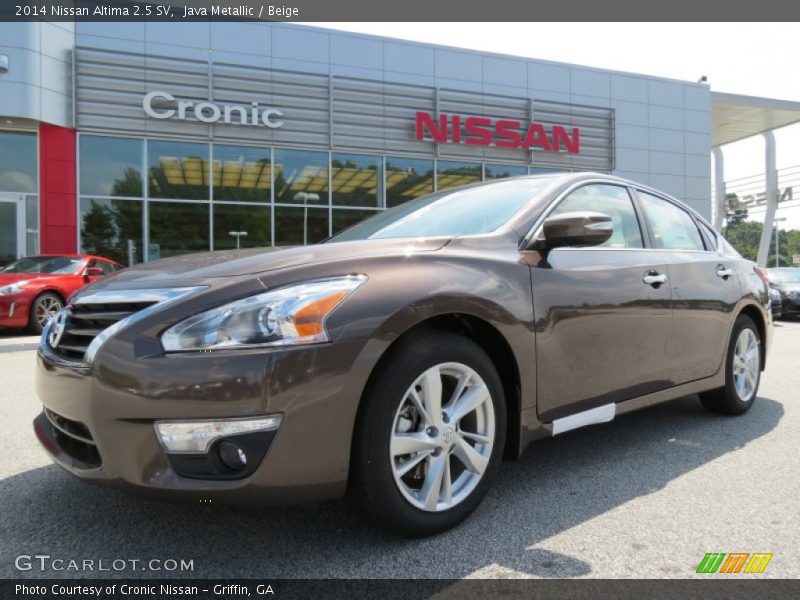 Java Metallic / Beige 2014 Nissan Altima 2.5 SV