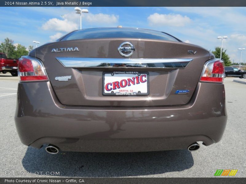 Java Metallic / Beige 2014 Nissan Altima 2.5 SV
