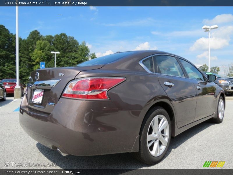 Java Metallic / Beige 2014 Nissan Altima 2.5 SV