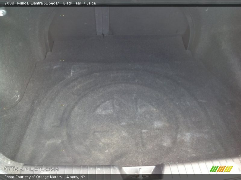 Black Pearl / Beige 2008 Hyundai Elantra SE Sedan