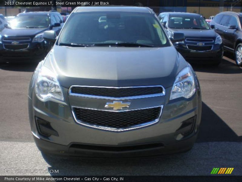 Steel Green Metallic / Jet Black 2013 Chevrolet Equinox LT