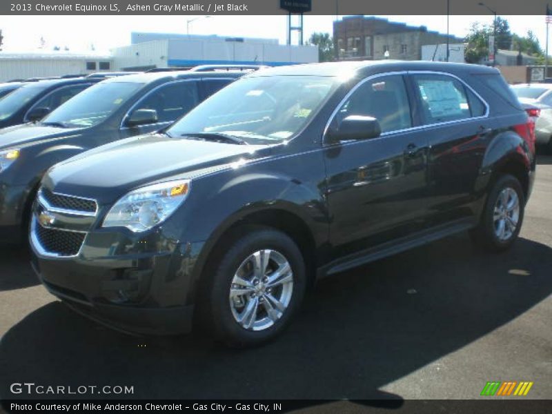 Ashen Gray Metallic / Jet Black 2013 Chevrolet Equinox LS