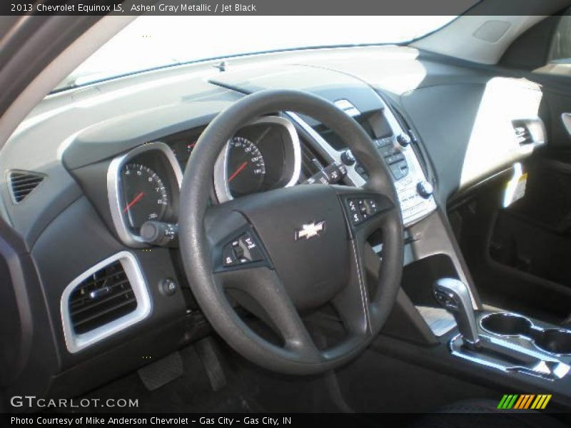 Ashen Gray Metallic / Jet Black 2013 Chevrolet Equinox LS