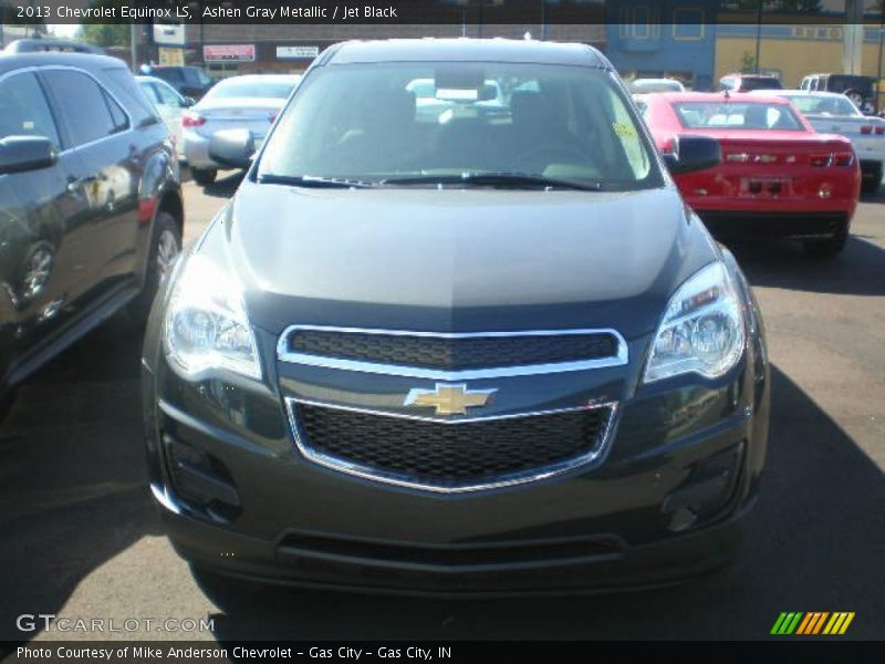 Ashen Gray Metallic / Jet Black 2013 Chevrolet Equinox LS