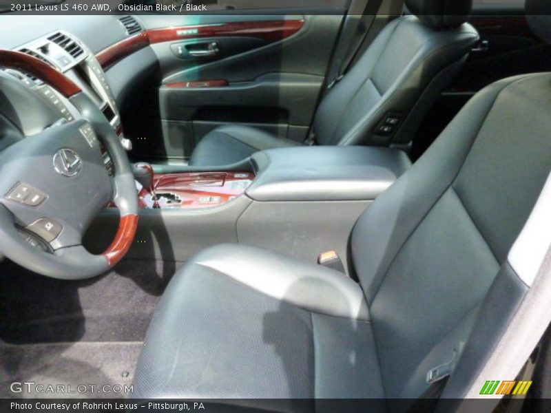 Obsidian Black / Black 2011 Lexus LS 460 AWD
