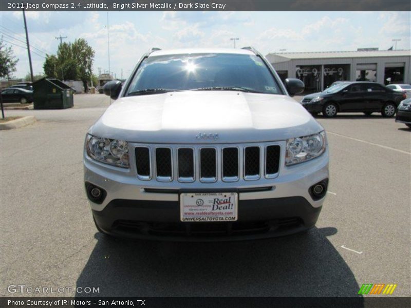Bright Silver Metallic / Dark Slate Gray 2011 Jeep Compass 2.4 Latitude