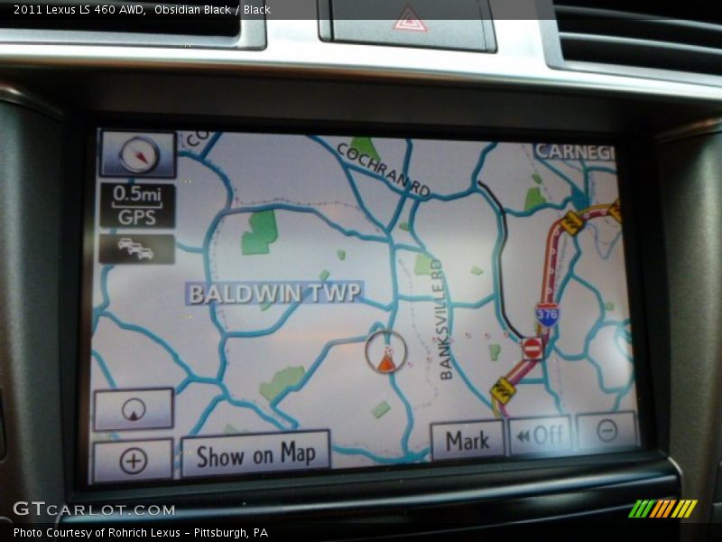 Obsidian Black / Black 2011 Lexus LS 460 AWD