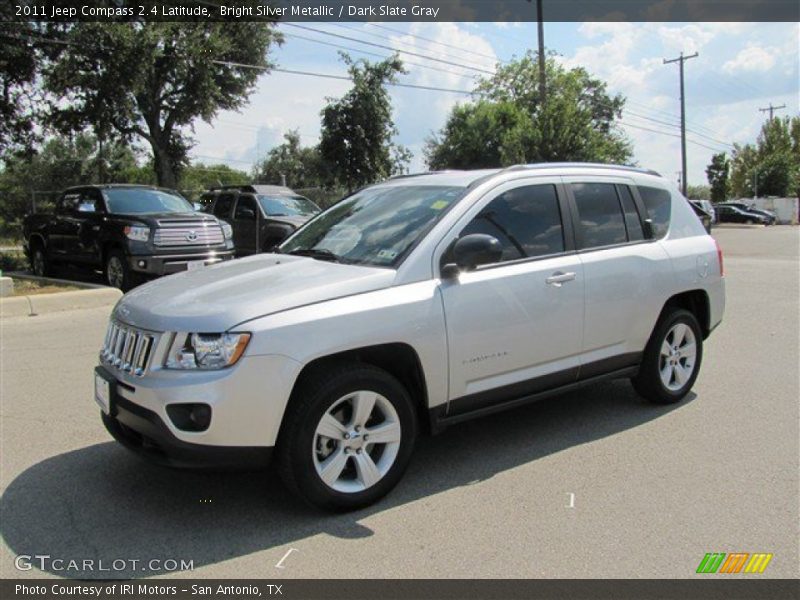 Bright Silver Metallic / Dark Slate Gray 2011 Jeep Compass 2.4 Latitude