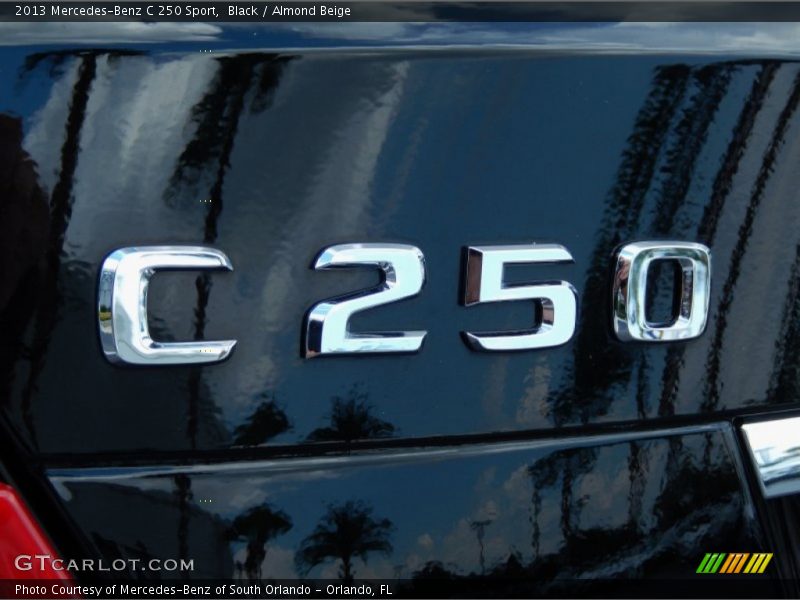 Black / Almond Beige 2013 Mercedes-Benz C 250 Sport