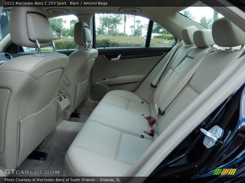 Black / Almond Beige 2013 Mercedes-Benz C 250 Sport