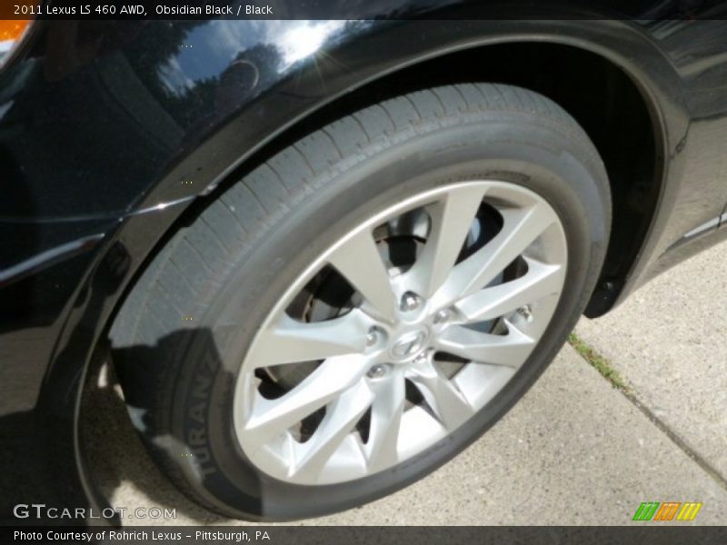 Obsidian Black / Black 2011 Lexus LS 460 AWD