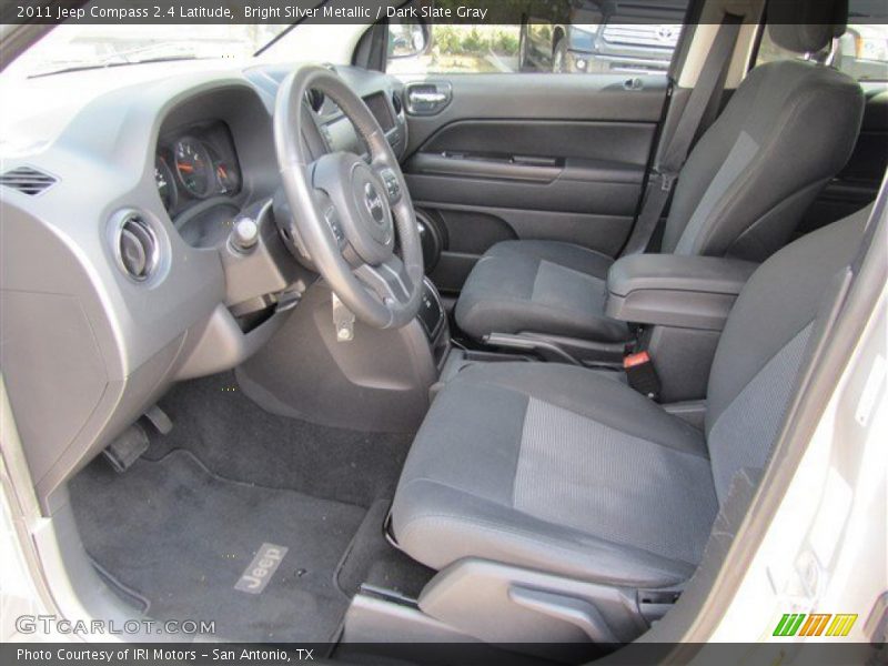 Bright Silver Metallic / Dark Slate Gray 2011 Jeep Compass 2.4 Latitude