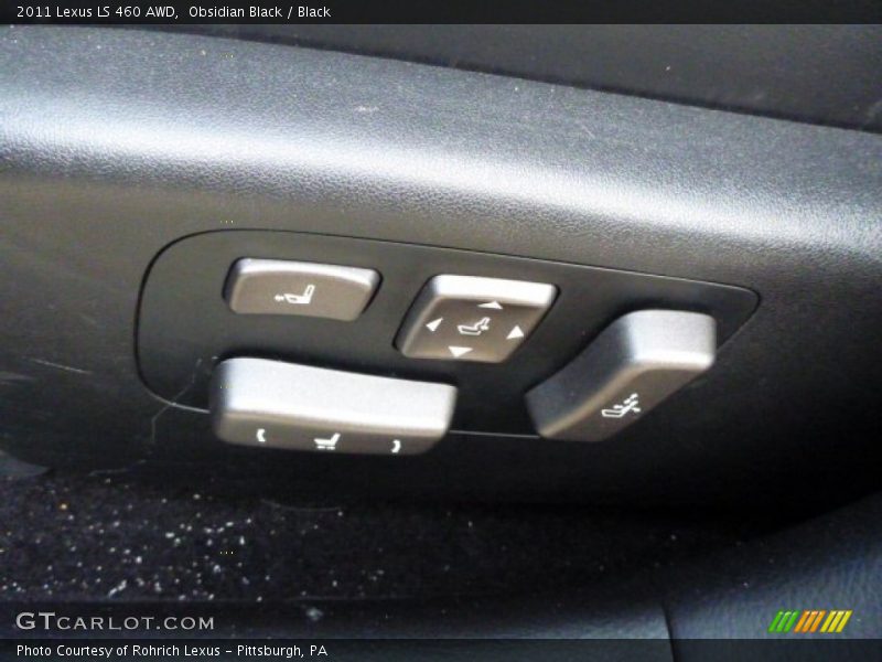 Obsidian Black / Black 2011 Lexus LS 460 AWD