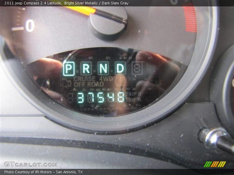 Bright Silver Metallic / Dark Slate Gray 2011 Jeep Compass 2.4 Latitude