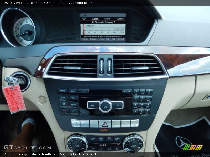 Black / Almond Beige 2013 Mercedes-Benz C 250 Sport