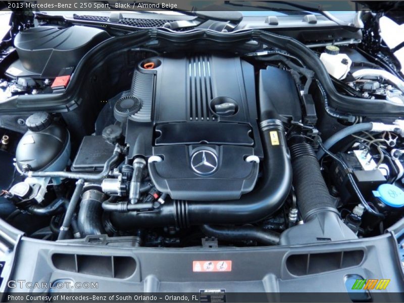 Black / Almond Beige 2013 Mercedes-Benz C 250 Sport