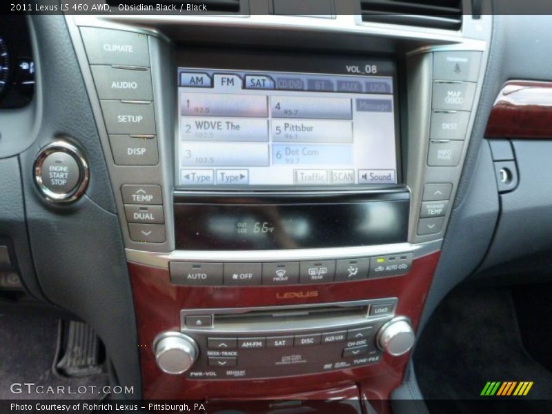 Obsidian Black / Black 2011 Lexus LS 460 AWD