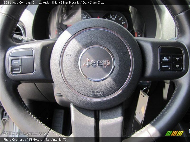 Bright Silver Metallic / Dark Slate Gray 2011 Jeep Compass 2.4 Latitude