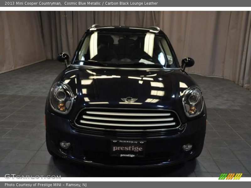 Cosmic Blue Metallic / Carbon Black Lounge Leather 2013 Mini Cooper Countryman