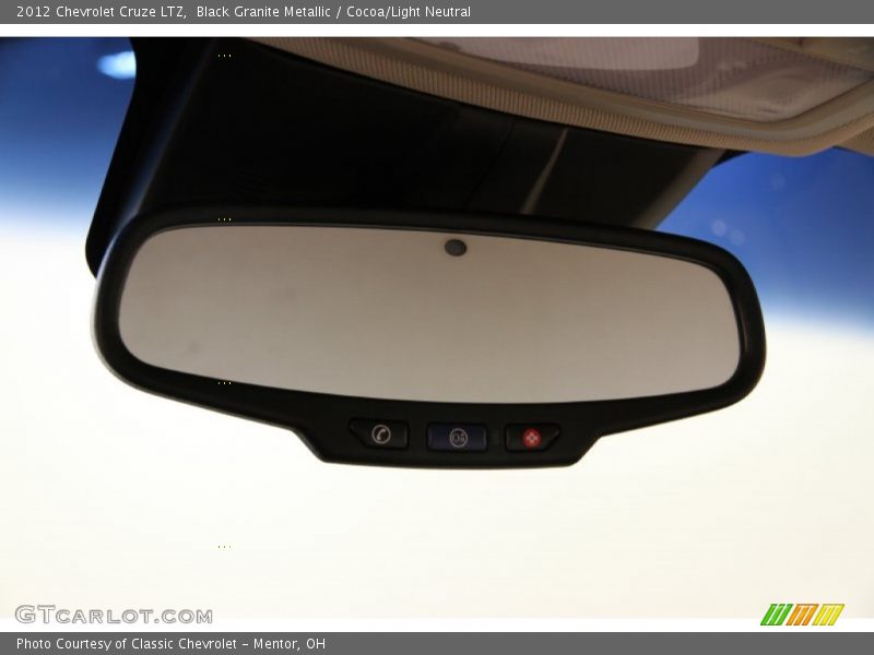 Black Granite Metallic / Cocoa/Light Neutral 2012 Chevrolet Cruze LTZ