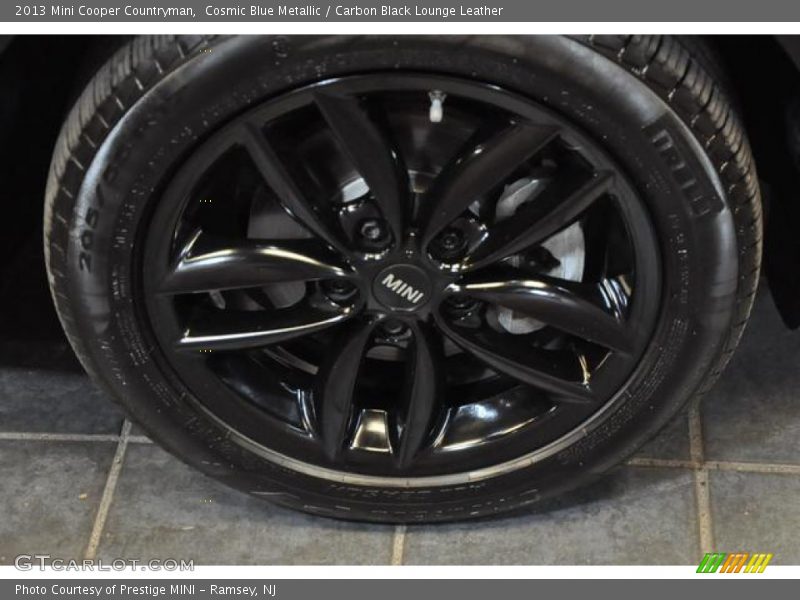 Cosmic Blue Metallic / Carbon Black Lounge Leather 2013 Mini Cooper Countryman