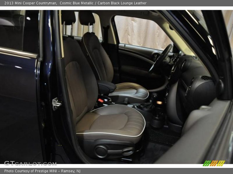 Cosmic Blue Metallic / Carbon Black Lounge Leather 2013 Mini Cooper Countryman