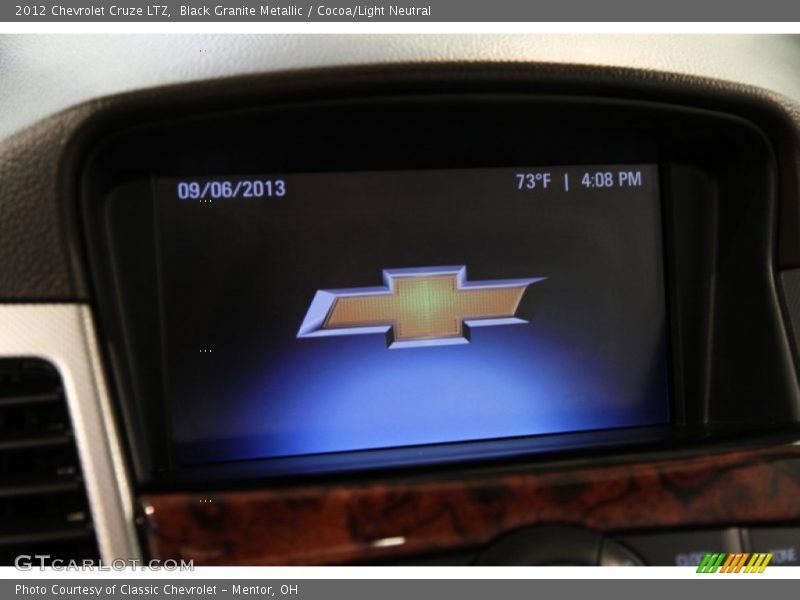 Black Granite Metallic / Cocoa/Light Neutral 2012 Chevrolet Cruze LTZ