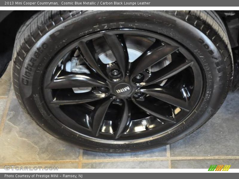 Cosmic Blue Metallic / Carbon Black Lounge Leather 2013 Mini Cooper Countryman