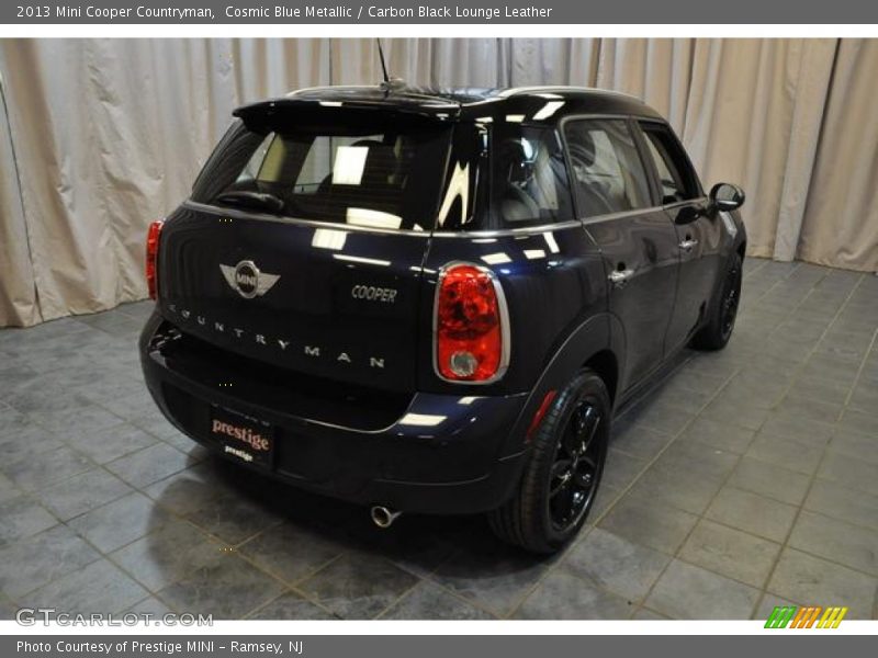 Cosmic Blue Metallic / Carbon Black Lounge Leather 2013 Mini Cooper Countryman