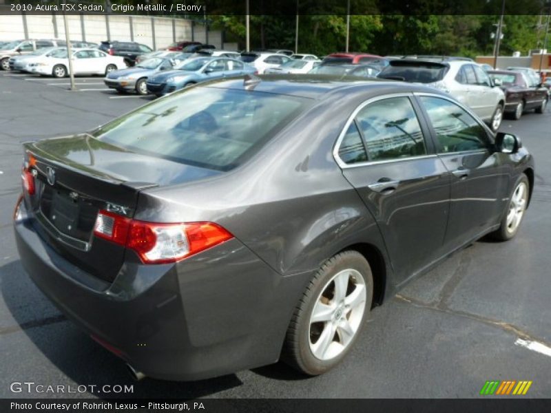 Grigio Metallic / Ebony 2010 Acura TSX Sedan
