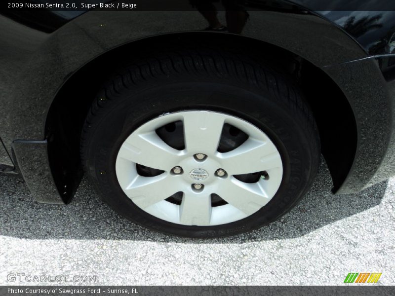 Super Black / Beige 2009 Nissan Sentra 2.0