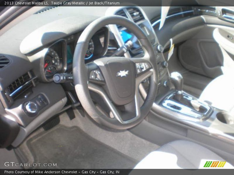 Taupe Gray Metallic / Jet Black/Titanium 2013 Chevrolet Malibu LS