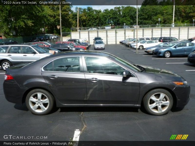 Grigio Metallic / Ebony 2010 Acura TSX Sedan