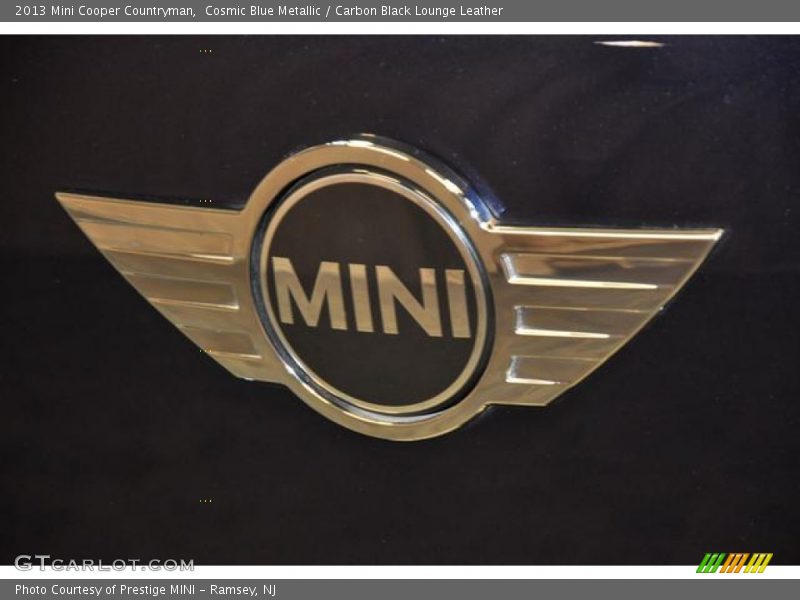 Cosmic Blue Metallic / Carbon Black Lounge Leather 2013 Mini Cooper Countryman