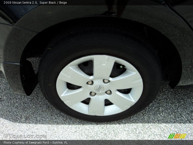 Super Black / Beige 2009 Nissan Sentra 2.0