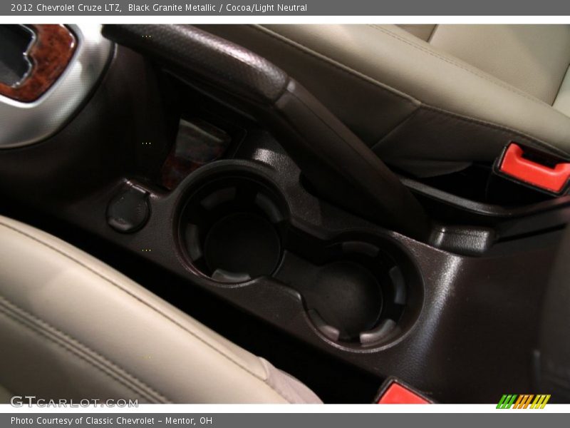 Black Granite Metallic / Cocoa/Light Neutral 2012 Chevrolet Cruze LTZ