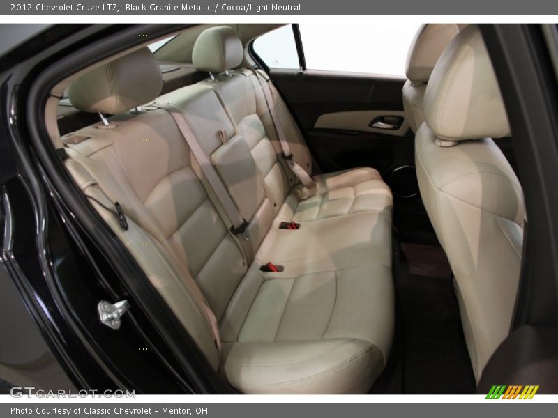 Black Granite Metallic / Cocoa/Light Neutral 2012 Chevrolet Cruze LTZ