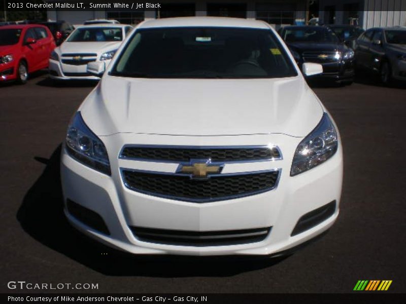 Summit White / Jet Black 2013 Chevrolet Malibu LT
