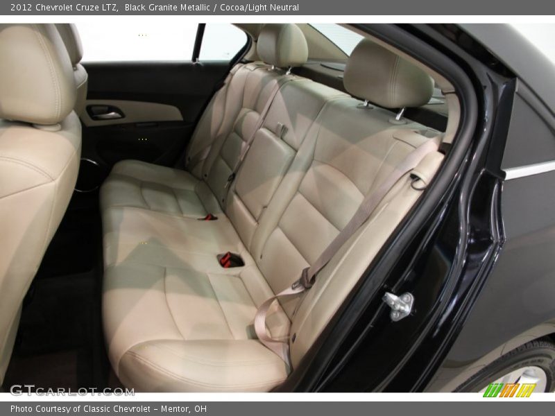 Black Granite Metallic / Cocoa/Light Neutral 2012 Chevrolet Cruze LTZ