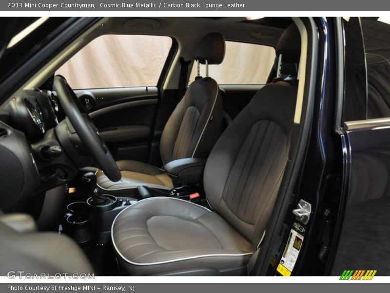 Cosmic Blue Metallic / Carbon Black Lounge Leather 2013 Mini Cooper Countryman