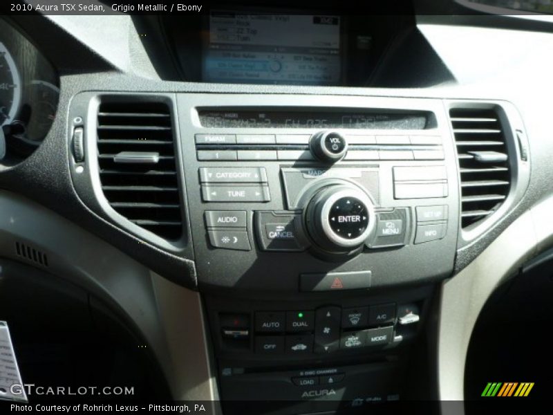 Grigio Metallic / Ebony 2010 Acura TSX Sedan
