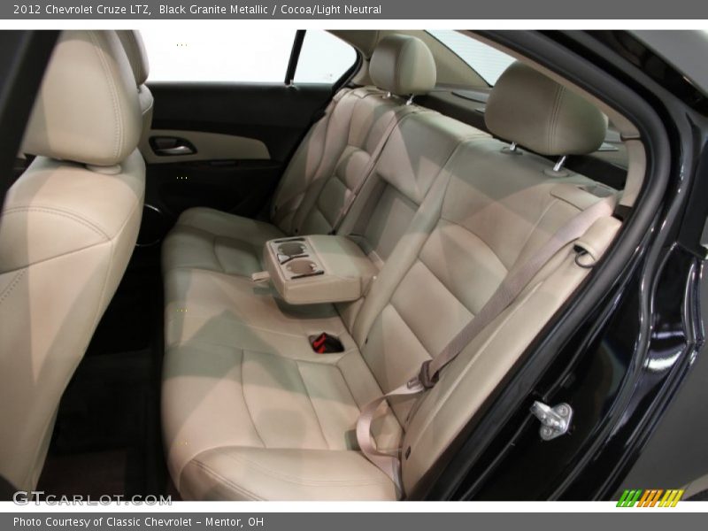 Black Granite Metallic / Cocoa/Light Neutral 2012 Chevrolet Cruze LTZ