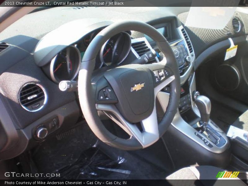 Crystal Red Metallic Tintcoat / Jet Black 2013 Chevrolet Cruze LT